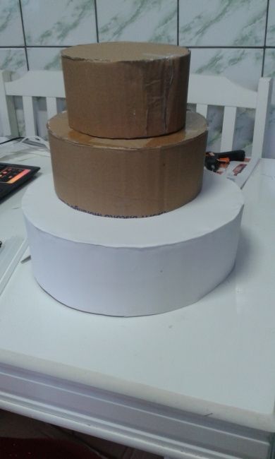 Meu bolo falso de e.v.a - 3