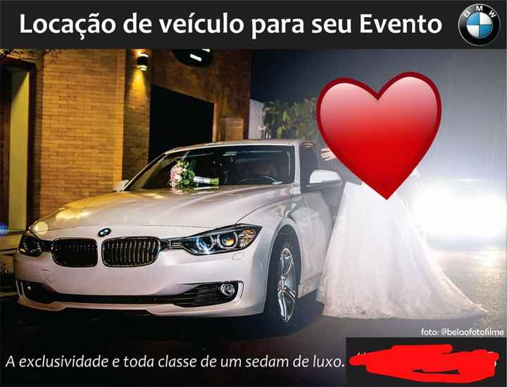 O CARRO DA NOIVA! VOU FICAR "UM NOJO" NO DIA kkkk 