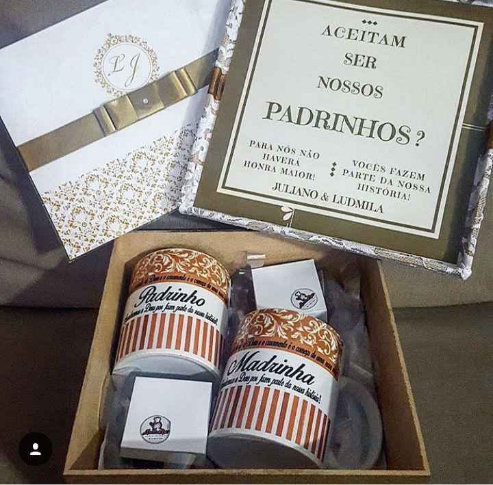Minha caixa diy de padrinhos! - 2