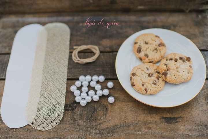 Lembrancinha com cookies