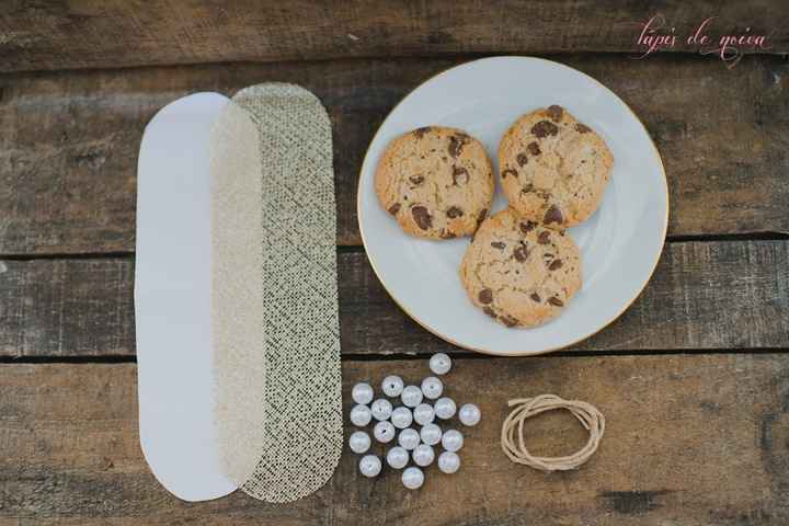 Lembrancinha com cookies