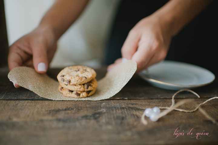Lembrancinha com cookies