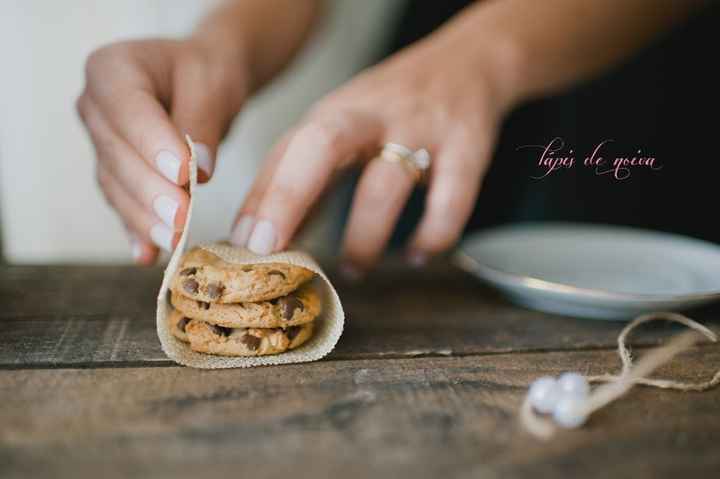 Lembrancinha com cookies