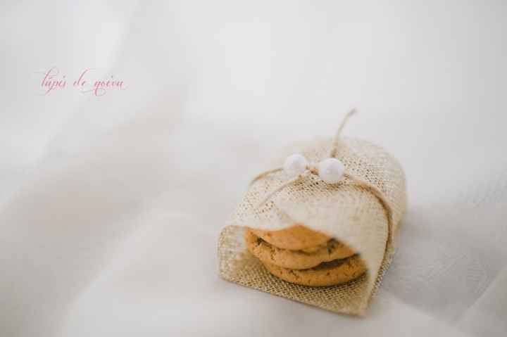 Lembrancinha com cookies