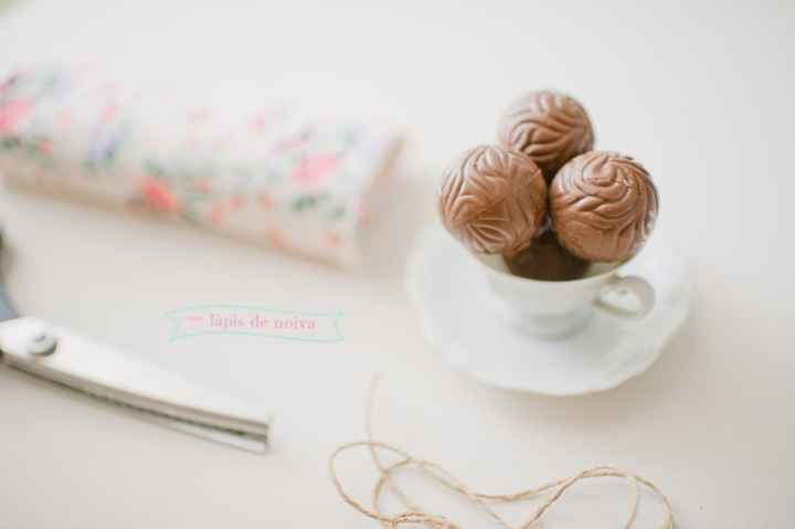 Diy - Chocolate + tecido