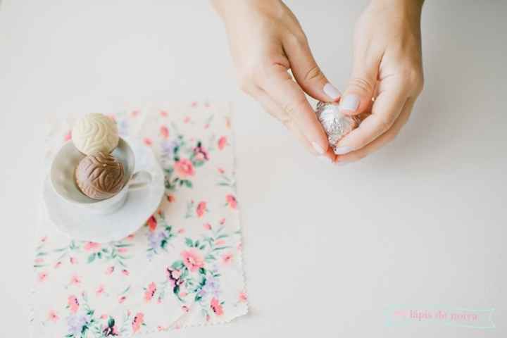 Diy - Chocolate + tecido