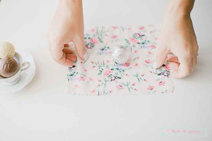 Diy - Chocolate + tecido