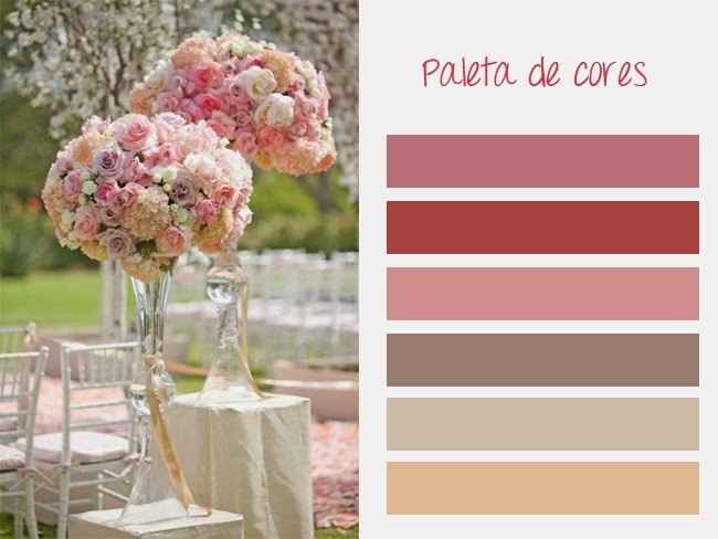 Paleta de cores/decoração 