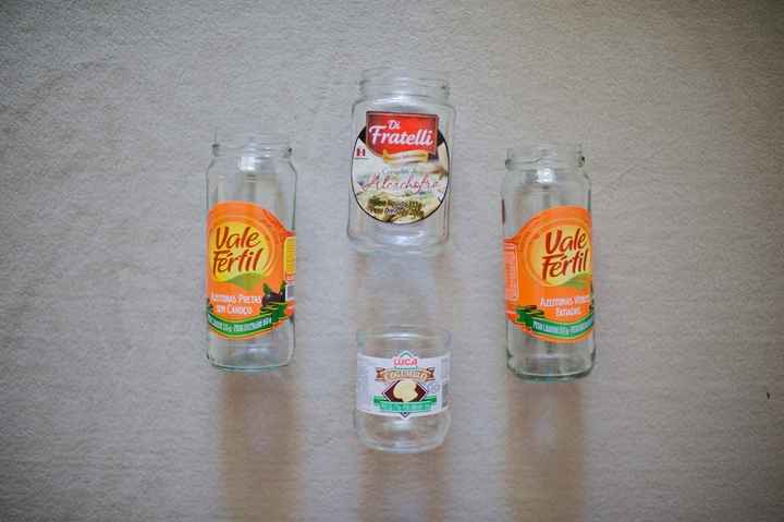 Diy - Garrafas coloridas