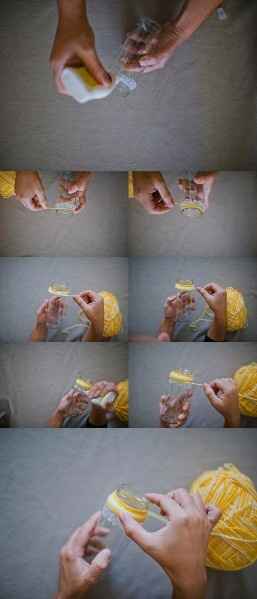 Diy - Garrafas coloridas
