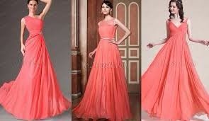 Vestido Coral Longo