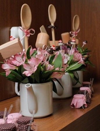 decoração de chá de cozinha