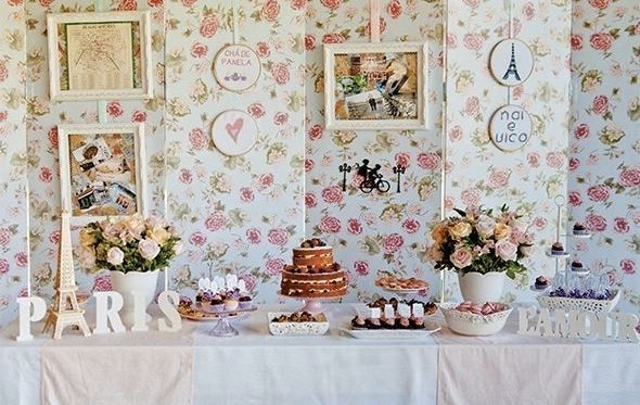 decoração de chá de cozinha