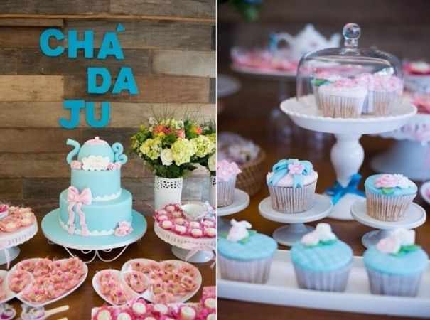 decoração de chá de cozinha