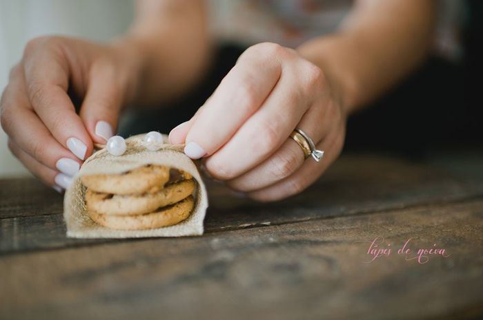 Lembrancinha com cookies