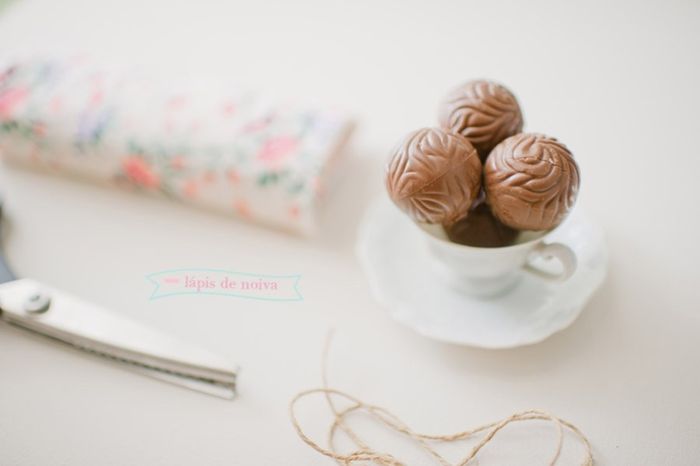 Diy - Chocolate + tecido