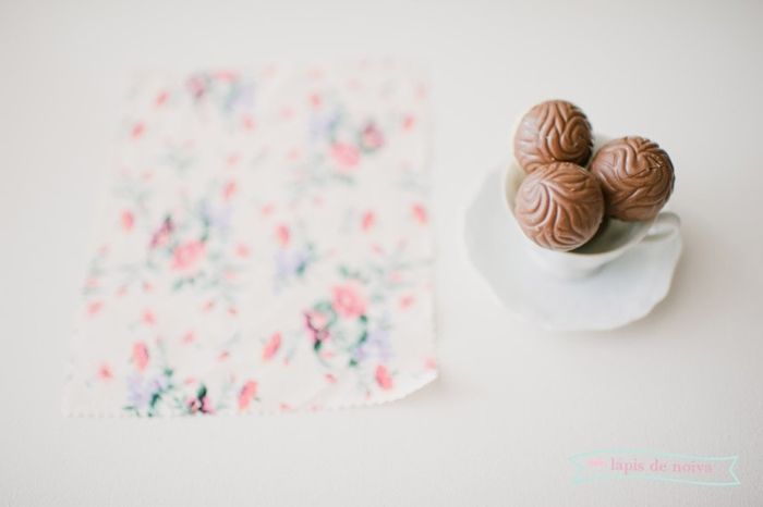 Diy - Chocolate + tecido