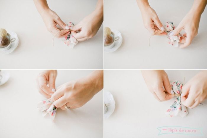 Diy - Chocolate + tecido