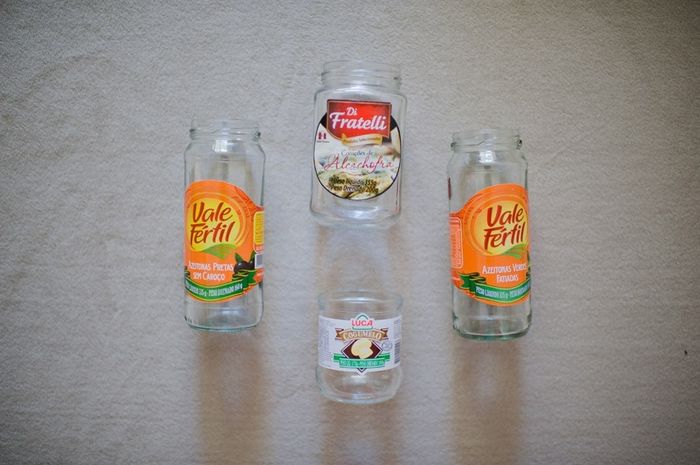 Diy - Garrafas coloridas