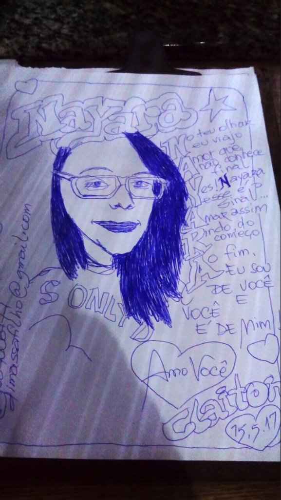 Minha caricatura que meu noivo mandou fazer - 1