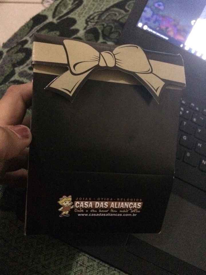 Minha aliança de noivado chegou, vem ver! - 1