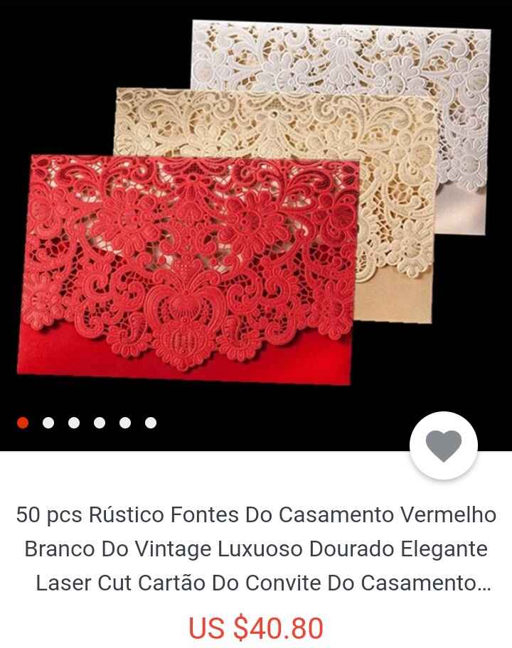 Qual convite voces mais gostaram ? - 1