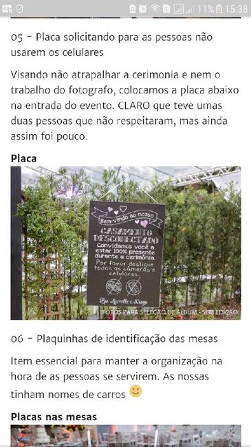 O que você gostaria que os convidados não fizessem no seu dia C? 1