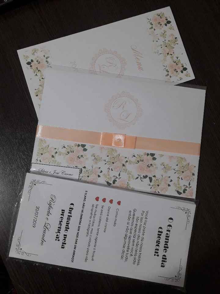 Convites e papelaria casamento chegaram - 1