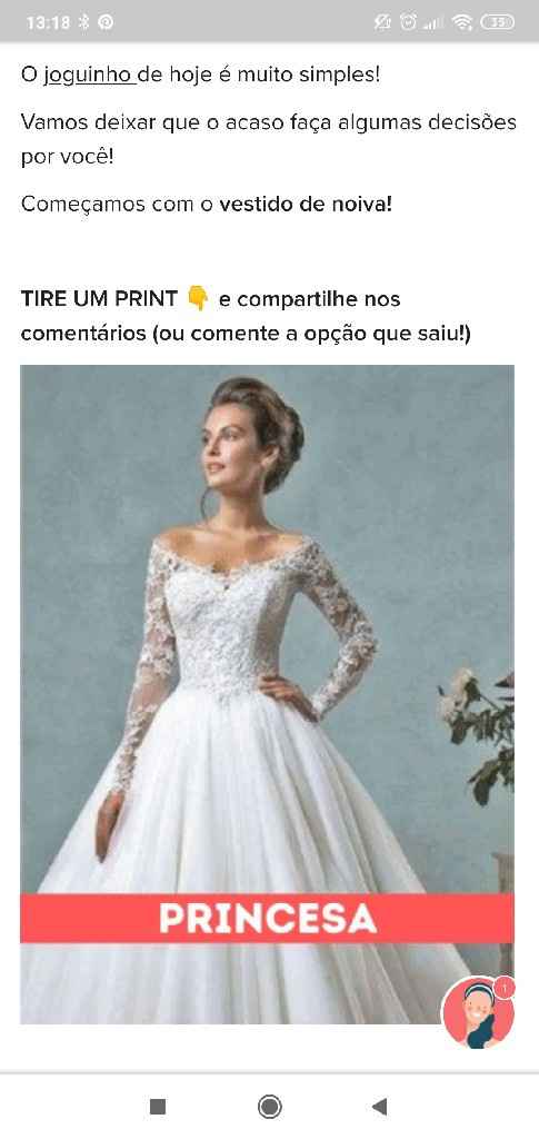 TIRE UM PRINT para decidir o vestido - 1