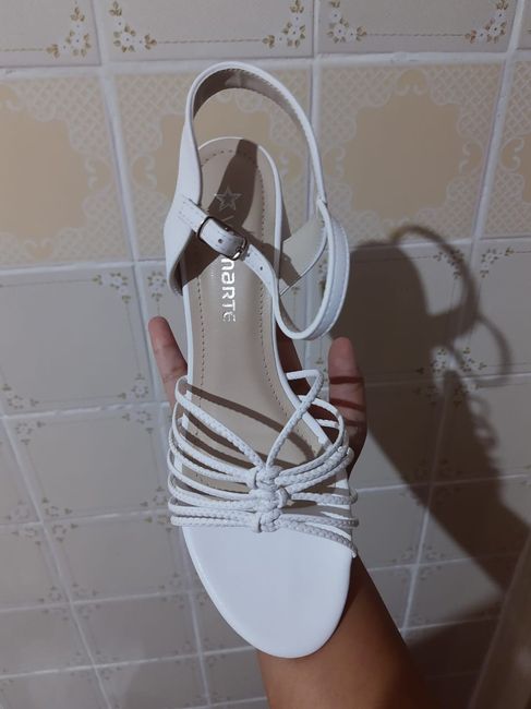 Minha Sandália de casamento 