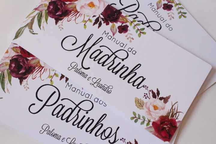 Convites e convites padrinhos - 9
