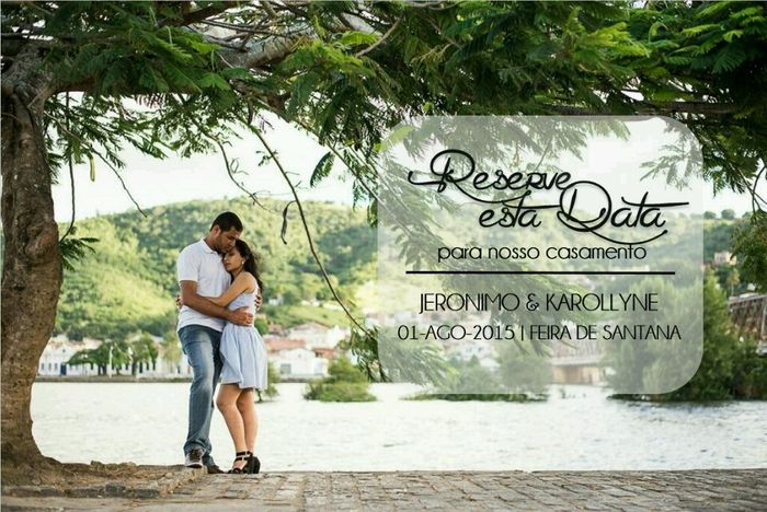 Save the date .. me ajudem!!! - 1
