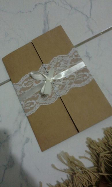 Nosso convite diy - 2