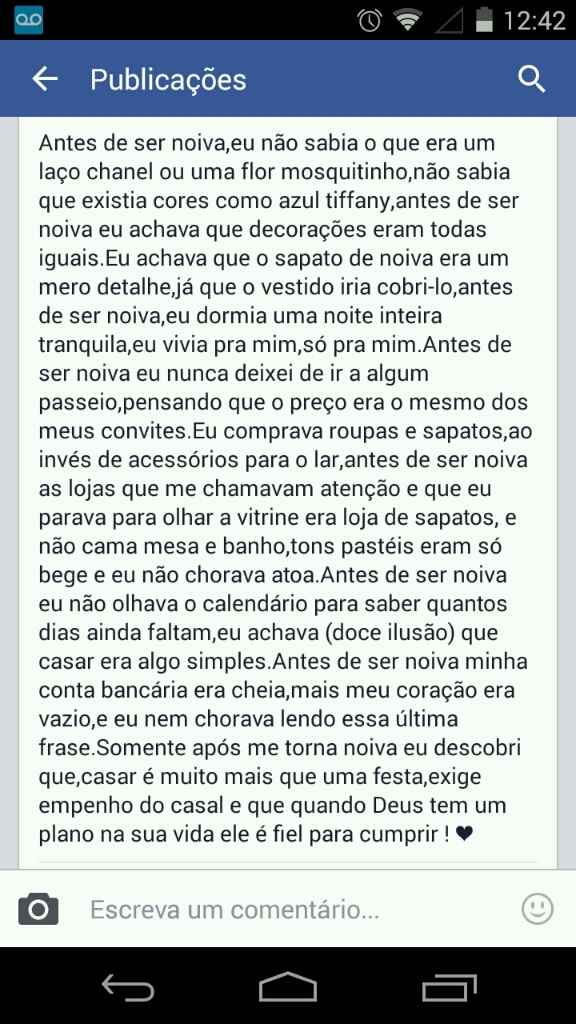 Antes de ser noiva ! - 1