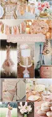 dourado e blush