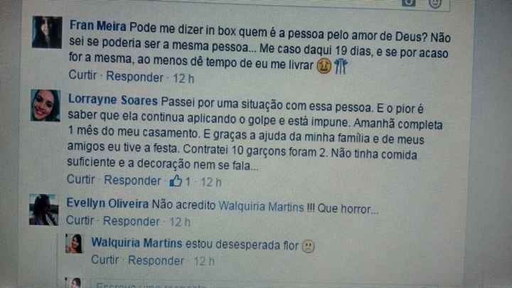 Comentários de Noivas 