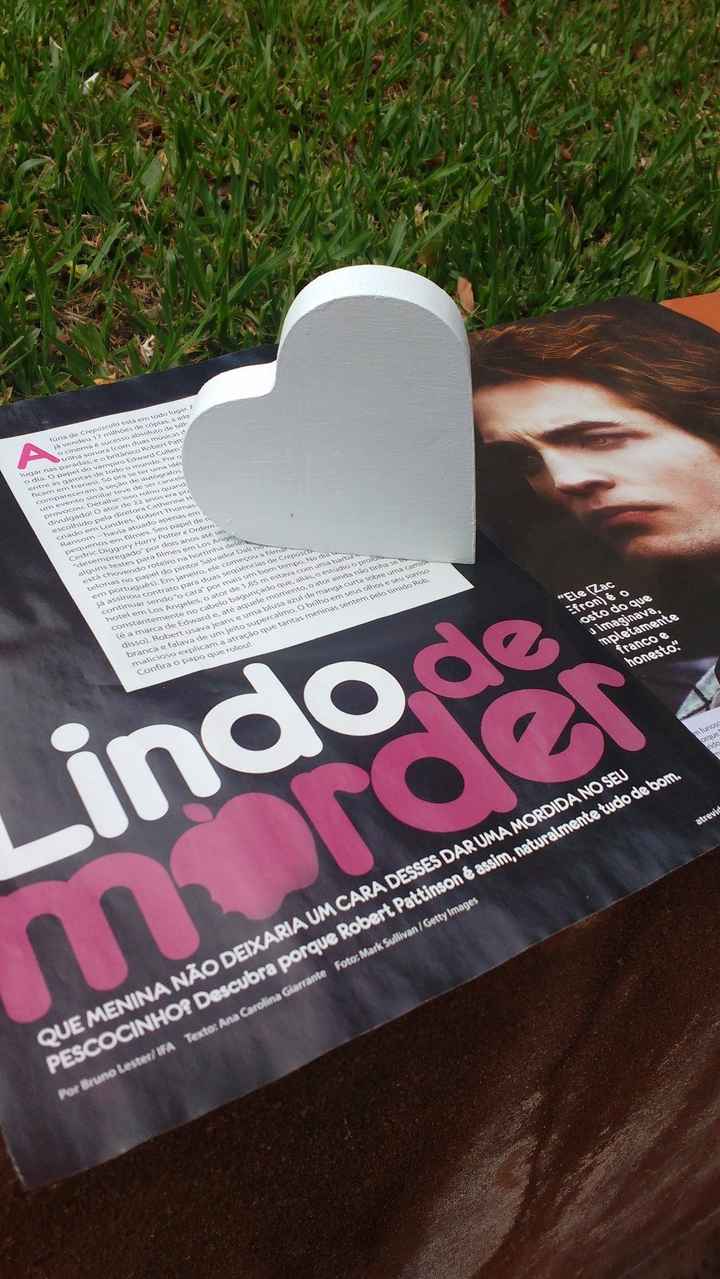 Coração de mdf