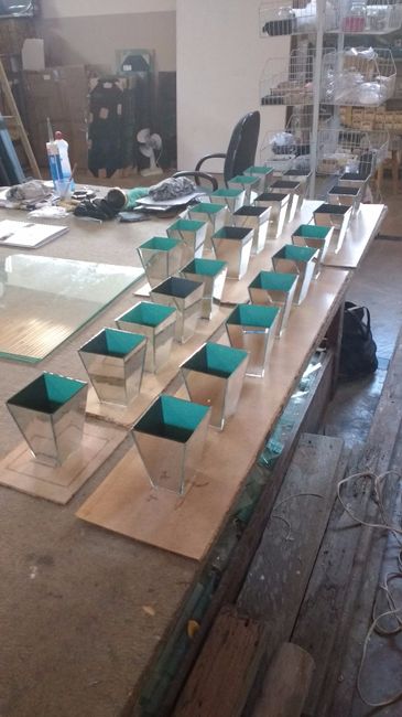 Vasos centro de mesa