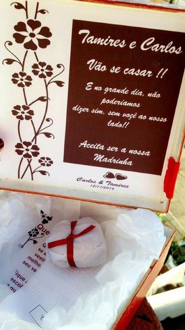 Entrega convite padrinhos!!! - 2