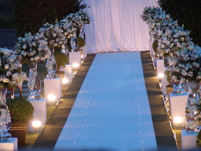 Decoração da cerimonia..