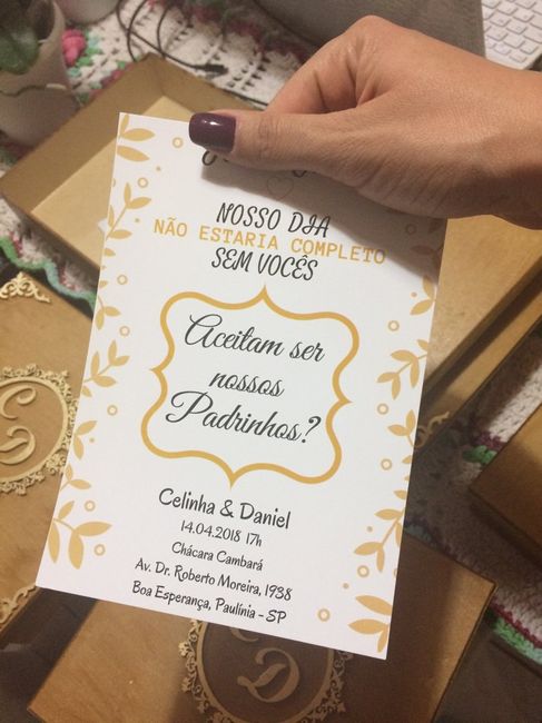 Caixinha padrinhos - 3
