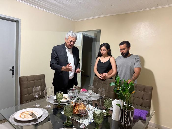 Jantar e a Benção ao novo lar - 1