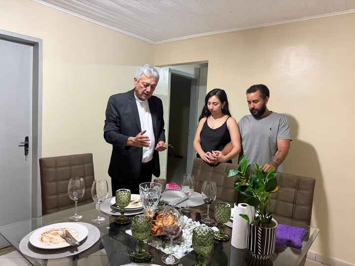 Jantar e a Benção ao novo lar - 1