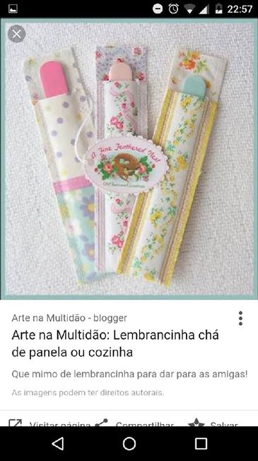 Lembrancinhas do meu chá de panela - 1