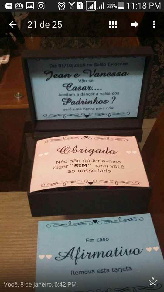 Convite para os padrinhos - 3