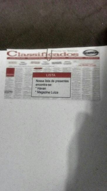 Convite de casamento diferente. - 2