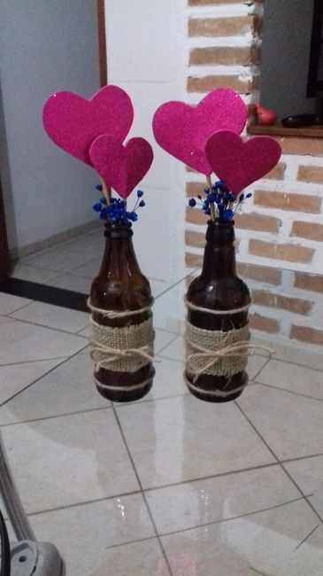 Muito amor pelos meus centros de mesas ♥