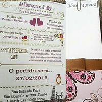 Convite de noivado - 1