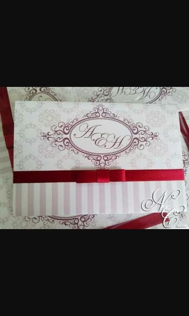 Meu convite de casamento - 1