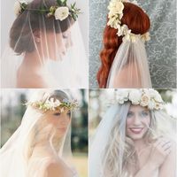 Coroa de flores + Véu